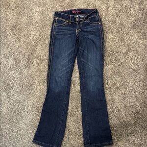 Wrangler Dark Blue Boot Cut Jeans